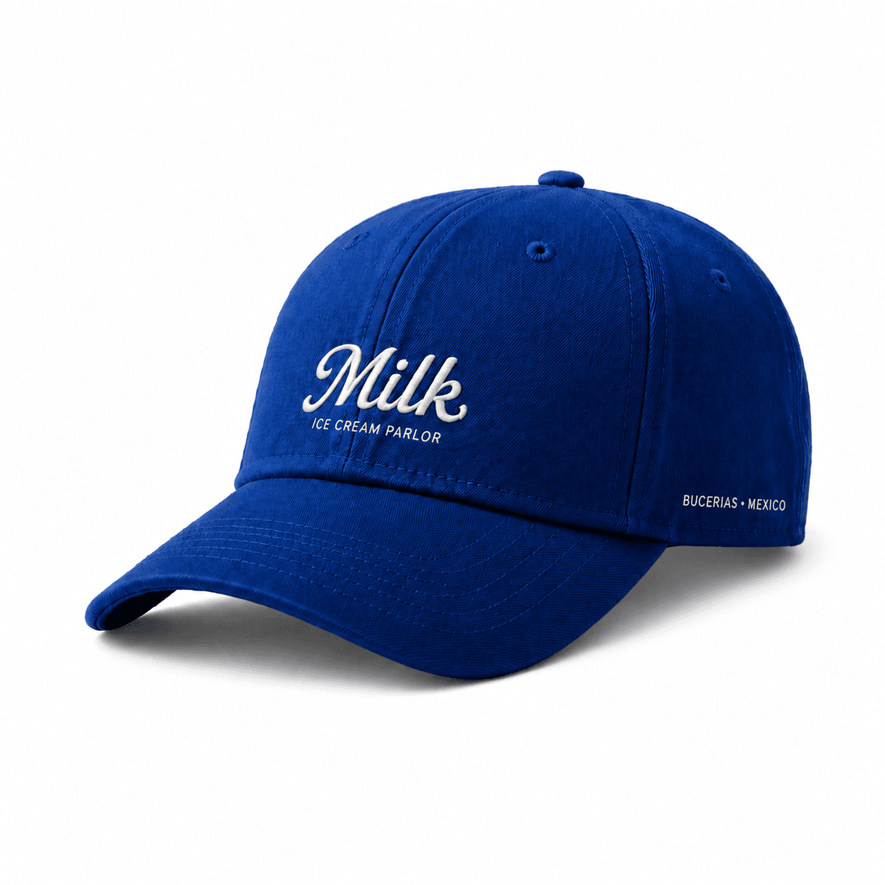 Royal blue Milk Sun Cap front view